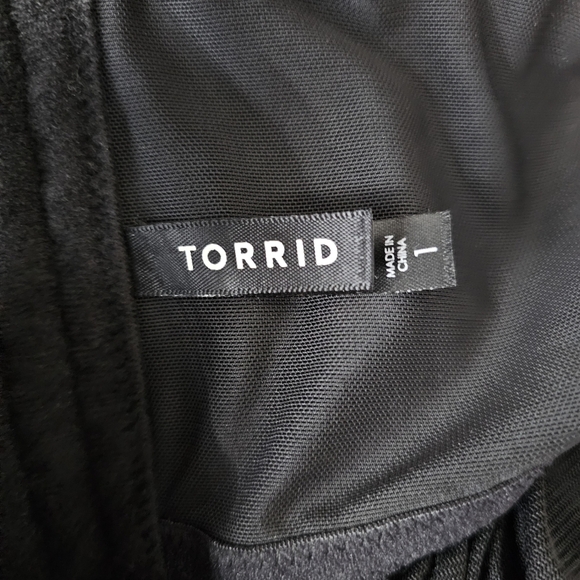 Torrid Racerback Black & Pink Babydoll Whimsy Fairy Goth Lingere - Picture 5 of 8